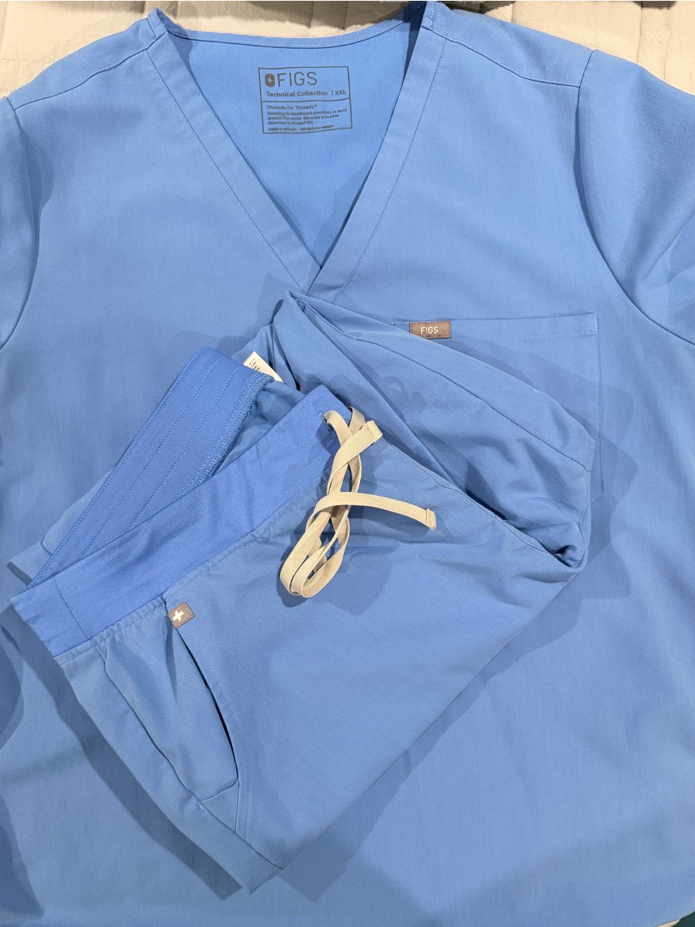 Figs Light Blue  Set